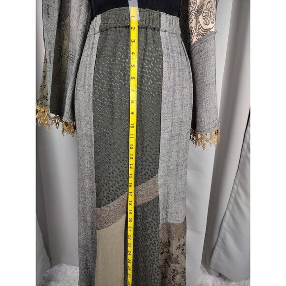 Vintage Spencer Alexis Patchwork Boho Jacket Skirt Set Cottagecore Size 6 - Picture 11 of 15